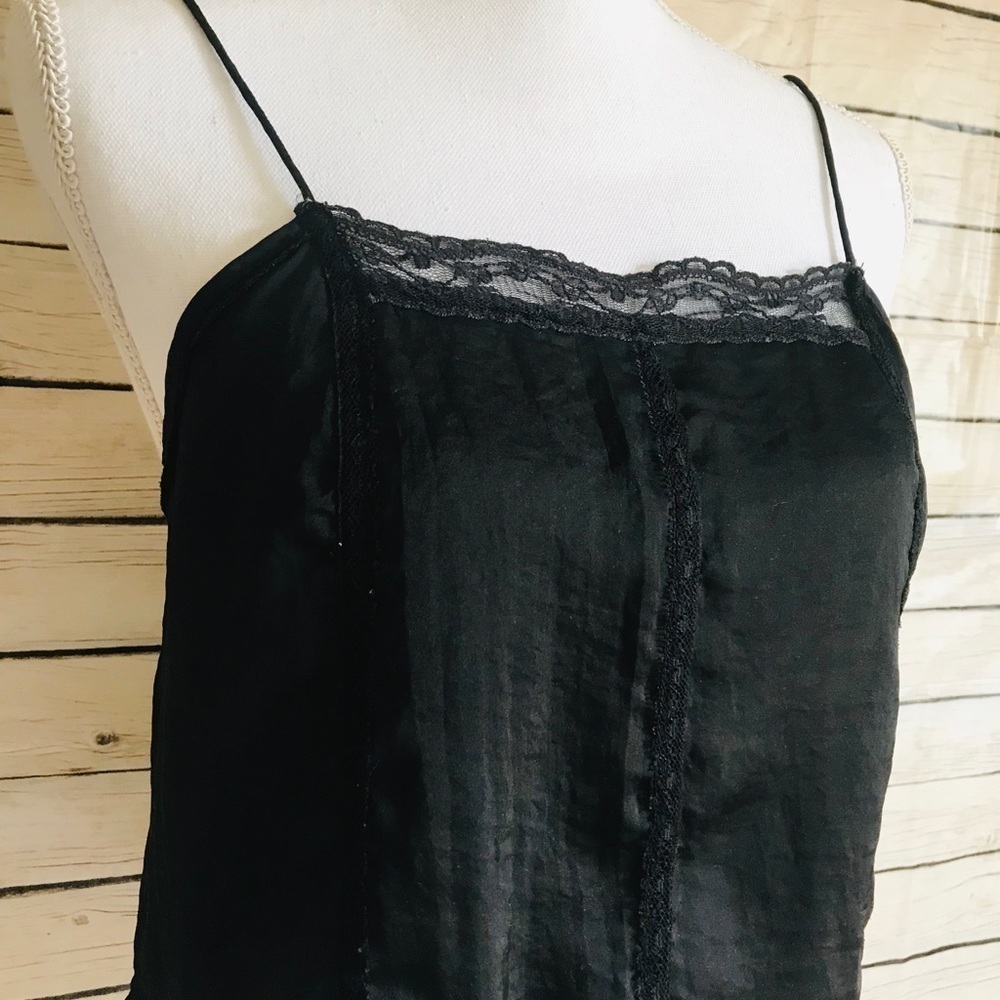 Free People Lace Trimmed Silk Cami - Picture 5 of 8